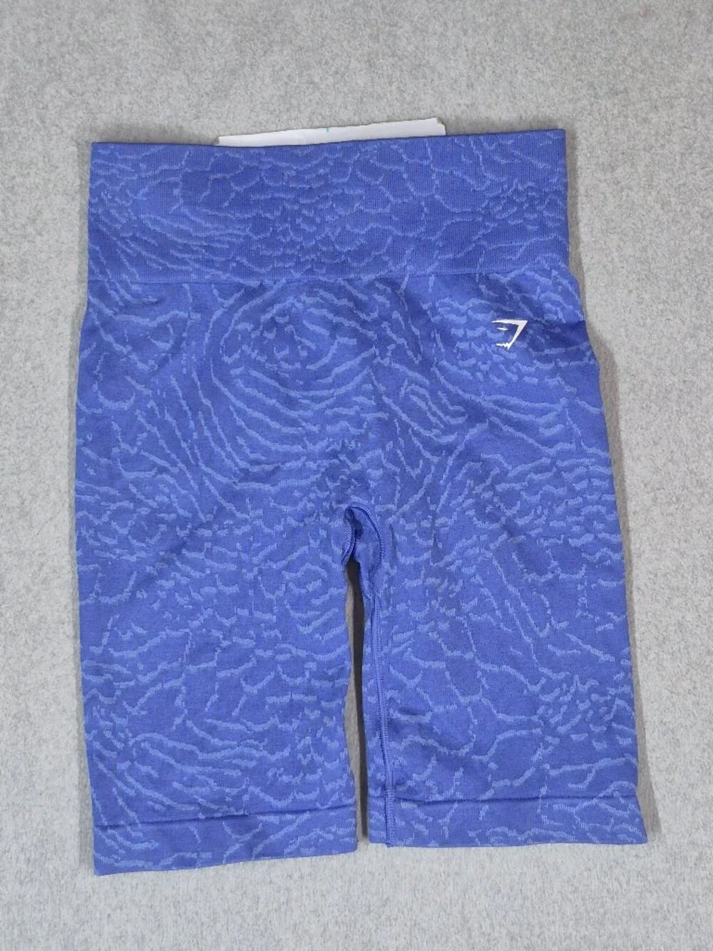 Gymshark Women Activewear Shorts M Purple Adapt Animal Seamless Cycling Logo 8